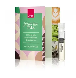 Листівка з пробним зразком Avon EDC Pistachio Talk, 0.6мл (49469264) - мініатюра 1