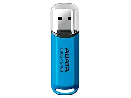 USB флеш накопичувач ADATA 64 GB C906 USB 2.0 Blue (AC906-64G-RWB)