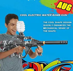 Бластер Automatic Splatter Gun 5000 шт. гель кульок з бризками red - мініатюра 5