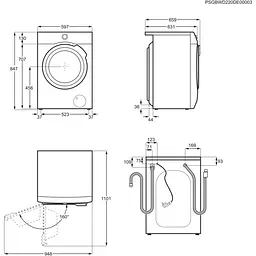 Пральна машина Electrolux фронтальна, 10кг (EW8F161PSUC) - мініатюра 9