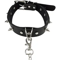 Нашийник Art of Sex - Collar Spikes and Leash з шипами та повідцем - мініатюра 6