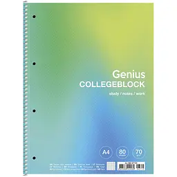 Коледж-блок Student A4+ 80 аркушів у клітинку 4 шт. (A4-080-6715K)