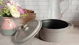 Каструля чавунна O.M.S. Collection 3165-20 2,3л Grey - мініатюра 9