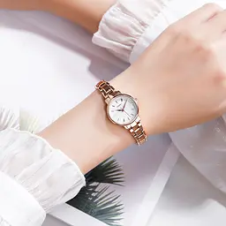 Наручний годинник жіночий 1410RG Rose Gold Skmei acs0030767 - мініатюра 3
