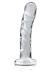 Фалоімітатор скляний Pipedream Icicles No.62 16.5 см прозорий - мініатюра 3