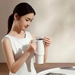 Термокухоль Mijia Sippy Cup 1л White (BHR07R3CN) [147220] - мініатюра 5
