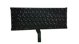 Клавіатура для ноутбука Apple MacBook Air 2011+ (A1369) з підсвічуванням (Light), Black, (No Frame), RU (вертикальний ентер) - мініатюра 2