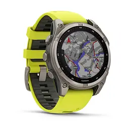 Смарт-годинник Garmin Fenix 8 51 мм Solar Сапфір Графіт/Титан з силіконовим ремінцем QuickFit 26 мм - мініатюра 2