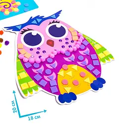 Набір для творчості Vladi Toys Creative Box Сова 9 картинок VT4433-08  - мініатюра 3