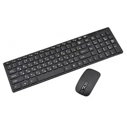 Бездротова клавіатура Keyboard + мишка wireless k06 - мініатюра 2