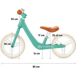 Біговел Kinderkraft Fly Plus зелений (00-00304100) - мініатюра 9