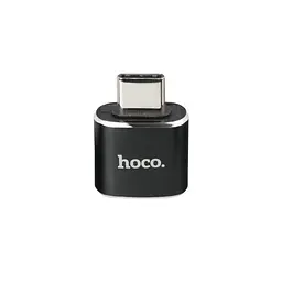 Adapter Hoco UA5 Type-C -> USB Black - мініатюра 6