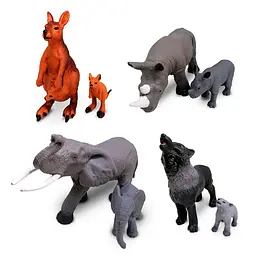 Стретч-іграшка у вигляді тварини Diramix The Epic Animals - Сім'я Тварин (DIR-T-00006) - мініатюра 5