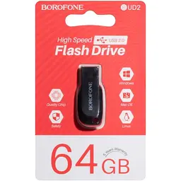 Флеш-накопичувач USB Borofone BUD2 128 ГБ висока швидкість передачі (37586-01_350) - мініатюра 2