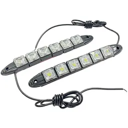 Денні ходові вогні для автомобіля універсальні додаткове світло 6 LED