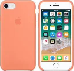 Чохол Apple Silicone Case iPhone 8/7 peach (OEM) - мініатюра 3