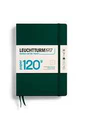 Блокнот LEUCHTTURM1917 120G Edition Середній Forest Green Крапка (370341)