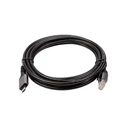 Кабель для передавання даних PowerPlant USB-C to RJ45 Ethernet 3.0m (CA914937) - мініатюра 2