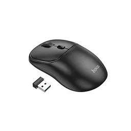 Маніпулятор миша HOCO GM25 Royal dual-mode business wireless mouse Dark Night Black - мініатюра 2