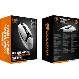 Миша Cougar AirBlader Tournament USB White (AirBlader Tournament (White)) - мініатюра 8