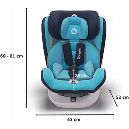 Автокрісло Lionelo Bastiaan 0-36 кг Blue - мініатюра 2