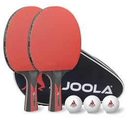 Комплект для настільного тенісу Joola Duo Carbon 2 Bats 3 Balls (54822) (930808) - мініатюра 1