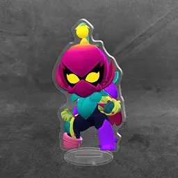 Акрилова колекційна фігурка Brawl Stars Лілі 10 см - мініатюра 2