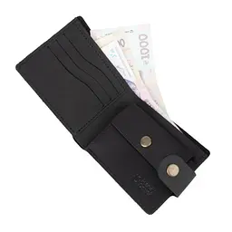 Подарунковий чоловічий набір Handycover 2517 (портмоне та ремінь) чорний в коробці - мініатюра 6