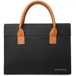 Сумка для ноутбука ColorWay Stylish 15.6" Black (CW-LBS156-BK)