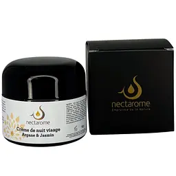 Нічний крем для обличчя з жасмином Nectarome Crème de nuit au jasmin 50 г