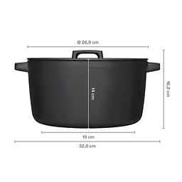 Каструля чавунна Fiskars Folken 6л (1075697) - мініатюра 4