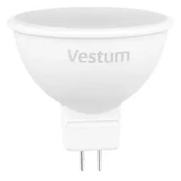 Лампочка Vestum MR16 5W 3000K 220V GU5.3 (1-VS-1504)