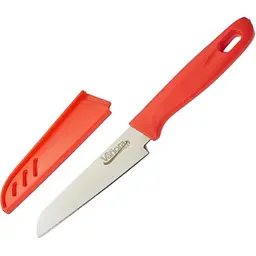 Ніж кухоний Vanora Home у чохлі 9.5 см червоний (VN-YMJ-CVY02R)