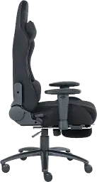 Геймерське крісло GT Racer чорне (X-2534-F Fabric Black) - мініатюра 4