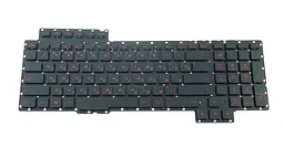 Клавіатура для ноутбука ASUS (G752 series) rus, black, без фрейма, підсвічування клавіш - мініатюра 2