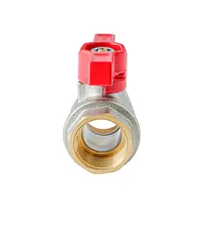 Кран кульовий ГГМ Koer Extreme KE.217-20 - 3/4" FF ручка "метелик" червона KR5757 - мініатюра 3