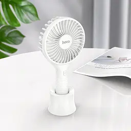 Вентилятор портативний Hoco Mickey hand fan F13 5H Ultra-Quiet компактний - мініатюра 3