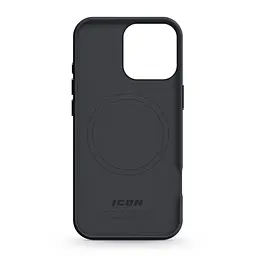 Силиконовый чехол с MagSafe для Apple iPhone 16 Pro, ICON2 MagCase, черный, противоударный, панель с мягкой подкладкой, защита всего корпуса, поддержка беспроводной зарядки, совместим с защитными стеклами и пленками, ArmorStandart (ARM78675) - мініатюра 2