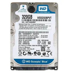 Жорсткий диск Western Digital 2.5 WD Blue 320Gb WD3200BPVT (WD3200BPVT.) Б/в