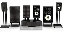 Акустична система JBL L100 Classic Black Edition 1 шт. (JBLL100CLASSICBG) - мініатюра 4