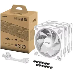 Комплект вентиляторів ASUS PRIME MR120 REVERSE ARGB WHITE 3IN1 (90DA00L3-B09020) - мініатюра 10