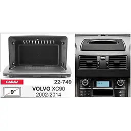 Перехідна рамка Volvo XC90 Carav 22-749 - мініатюра 5