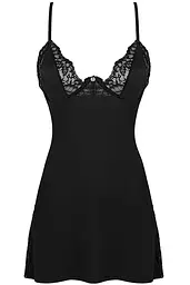 Комплект Obsessive Bellastia chemise (Чорний, XS/S) Obsessive 99541 96926 - мініатюра 3