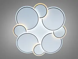 Стельова панель LED Diasha Z186-2WHITE Z186, 68W, білий, димер, універсальний стиль для коридору, вітальні, спальні, кухні, офісу - мініатюра 2