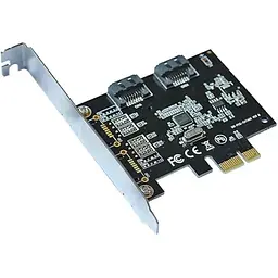 Контролер Voltronic PCI-E=>SATA 3.0, ASM1061, 6Gb/s, 2 порти внутрішніх, BOX