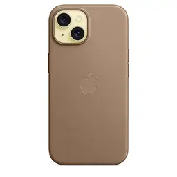 Чохол CasePro FineWoven Case with MagSafe Taupe для iPhone 15 - мініатюра 3