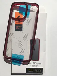 Оригінальний протиударний чохол для iPhone 13 Pro (6.1") Spigen Ultra Hybrid Red Crystal (ACS03263) - мініатюра 3