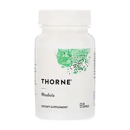 Травы Thorne Research Родиола, Rhodiola, 100 мг, 60 капсул (THR-75502)