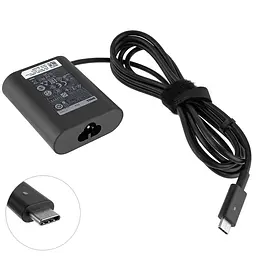 Блок живлення для ноутбука Dell USB-C 30W (20V/1.5A, 12V/2A, 5V/2A), USB3.1/Type-C/USB-C, Black - мініатюра 2