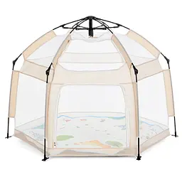 Дитячий манеж MR 1512 Ivory Beige 146×127×110 см - мініатюра 4